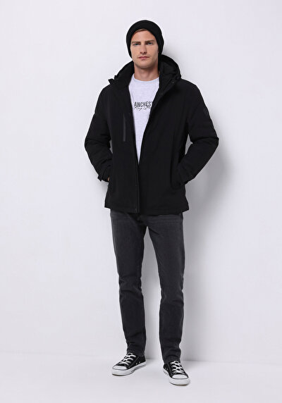 صورة من أسود للرجال جاكيت