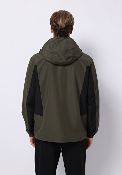 اعرض التفاصيل لـ كاكي للرجال معطف المطرمعطف المطر