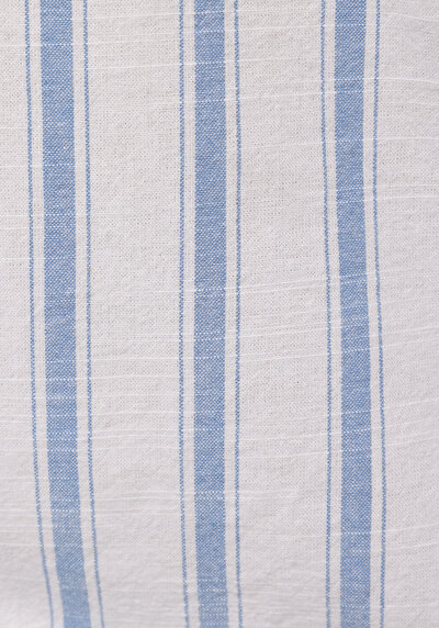 اعرض التفاصيل لـ أزرق للنساء قميص  كم طويل