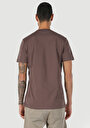 thumb-اعرض التفاصيل لـ قصة عادية رقبة مستديرة مستقيم رجالي بني كم قصير تي شيرت