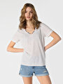 thumb-اعرض التفاصيل لـ  للنساء تي شيرت بأكمام قصيرة