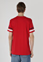 thumb-اعرض التفاصيل لـ كومفورت فيت رقبة مستديرة مستقيم رجالي أحمر كم قصير تي شيرت