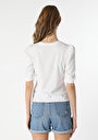 thumb-اعرض التفاصيل لـ أبيض للنساء تي شيرت بأكمام قصيرة