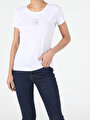 thumb-اعرض التفاصيل لـ أبيض للنساء تي شيرت بأكمام قصيرة