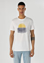 thumb-اعرض التفاصيل لـ أبيض للرجال تي شيرت بأكمام قصيرة