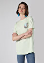 thumb-اعرض التفاصيل لـ أخضر للنساء تي شيرت بأكمام قصيرة