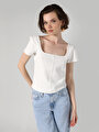 thumb-اعرض التفاصيل لـ أبيض للنساء تي شيرت بأكمام قصيرة