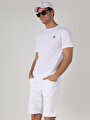 thumb-اعرض التفاصيل لـ أبيض للرجال تي شيرت بأكمام قصيرة