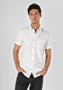 thumb-اعرض التفاصيل لـ أبيض للرجال قميص  كم قصير