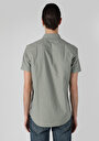 thumb-اعرض التفاصيل لـ أخضر للرجال قميص  كم قصير