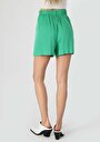 thumb-اعرض التفاصيل لـ   خصر عالي شورتات نسائية خضراء