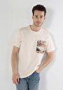 thumb-اعرض التفاصيل لـ بيج فاتح للرجال تي شيرت بأكمام قصيرة