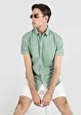 thumb-اعرض التفاصيل لـ أخضر للرجال قميص  كم قصير