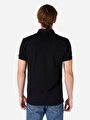 thumb-اعرض التفاصيل لـ سليم صالح زرر أسود الرجال بولو طوق كم قصير تي شيرت Cl1064089  