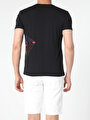 thumb-اعرض التفاصيل لـ أسود للرجال تي شيرت بأكمام قصيرة