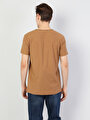 thumb-اعرض التفاصيل لـ بني للرجال تي شيرت بأكمام قصيرة