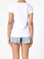 thumb-اعرض التفاصيل لـ أبيض للنساء تي شيرت بأكمام قصيرة