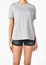 thumb-اعرض التفاصيل لـ رمادي للنساء تي شيرت بأكمام قصيرة