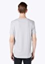thumb-اعرض التفاصيل لـ قصة عادية رقبة مستديرة مستقيم رجالي رمادي كم قصير تي شيرت