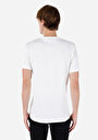 thumb-اعرض التفاصيل لـ   رقبة مستديرة مستقيم تي شيرت أبيض بأكمام قصيرة للرجال