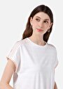 thumb-اعرض التفاصيل لـ أبيض للنساء تي شيرت بأكمام قصيرة