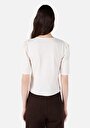 thumb-اعرض التفاصيل لـ أبيض للنساء تي شيرت بأكمام قصيرة