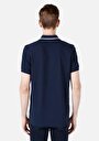 thumb-اعرض التفاصيل لـ أزرق بحري للرجال قميص بولو  كم قصير