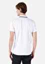 thumb-اعرض التفاصيل لـ   بولو الرقبة مستقيم رجالي أبيض كم قصير تي شيرت