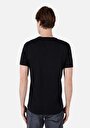 thumb-اعرض التفاصيل لـ عادي مقاس رقبة مستديرة مستقيم رجالي أسود كم قصير تي شيرت