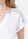 thumb-اعرض التفاصيل لـ أبيض للنساء تي شيرت بأكمام قصيرة