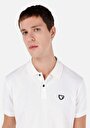 thumb-اعرض التفاصيل لـ   بولو الرقبة مستقيم رجالي أبيض كم قصير تي شيرت