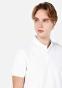 thumb-اعرض التفاصيل لـ   بولو الرقبة مستقيم رجالي أبيض كم قصير تي شيرت