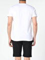 thumb-اعرض التفاصيل لـ أبيض للرجال تي شيرت بأكمام قصيرة