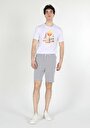 thumb-اعرض التفاصيل لـ رمادي للرجال شورت