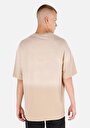 thumb-اعرض التفاصيل لـ تي شيرت فضفاض مناسب برقبة مستديرة للرجال Ecru بأكمام قصيرة