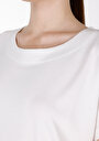 thumb-اعرض التفاصيل لـ   رقبة مستديرة مستقيم نسائي أبيض بأكمام قصيرة تي شيرت