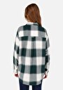 thumb-اعرض التفاصيل لـ أخضر للنساء قميص  كم طويل