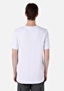 thumb-اعرض التفاصيل لـ   رقبة مستديرة مستقيم تي شيرت أبيض بأكمام قصيرة للرجال