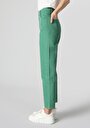 thumb-اعرض التفاصيل لـ   خصر عالي مستقيم الساق نسائية بنطلون أخضر