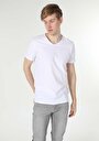 thumb-اعرض التفاصيل لـ أبيض للرجال تي شيرت بأكمام قصيرة