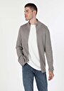 thumb-اعرض التفاصيل لـ كارديجان رجالي باللون الرمادي سليم