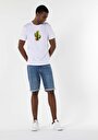 thumb-اعرض التفاصيل لـ أبيض للرجال تي شيرت بأكمام قصيرة