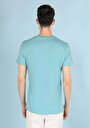 thumb-اعرض التفاصيل لـ أزرق للرجال تي شيرت بأكمام قصيرة