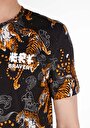thumb-اعرض التفاصيل لـ   رقبة مستديرة مطبوعة رجالي أسود قصيرة الأكمام تي شيرت