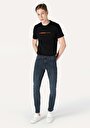 thumb-اعرض التفاصيل لـ سليم  خصر منخفض ضيق الساق الجينز الداكن للرجال