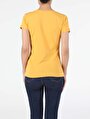 thumb-اعرض التفاصيل لـ أصفر للنساء تي شيرت بأكمام قصيرة