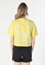 thumb-اعرض التفاصيل لـ أصفر للنساء تي شيرت بأكمام قصيرة