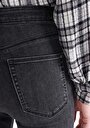 thumb-اعرض التفاصيل لـ Skinny Fit جينز أسود نسائي