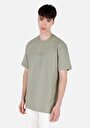 thumb-اعرض التفاصيل لـ كومفورت فيت رقبة مستديرة مستقيم رجالي أخضر كم قصير تي شيرت