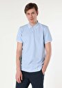 thumb-اعرض التفاصيل لـ أزرق للرجال قميص بولو  كم قصير
